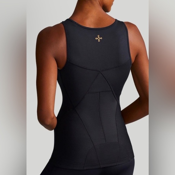Tommie Copper Tops - TOMMIE COPPER Women’s Large Lower Back Support Tank Top Black NEW